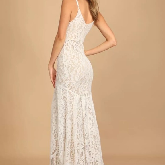 Lulus NWT Flynn white lace - Picture 2 of 9